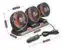 Ventilador Para Carro 3 Cabezas 2 Velocidades Ajustables Ventilador 24v
