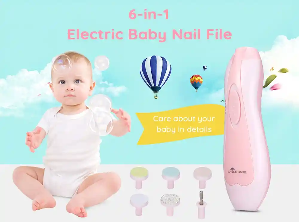 Pulidor De Uñas Para Bebé – Incluye 5 Limas Suaves Y Seguras