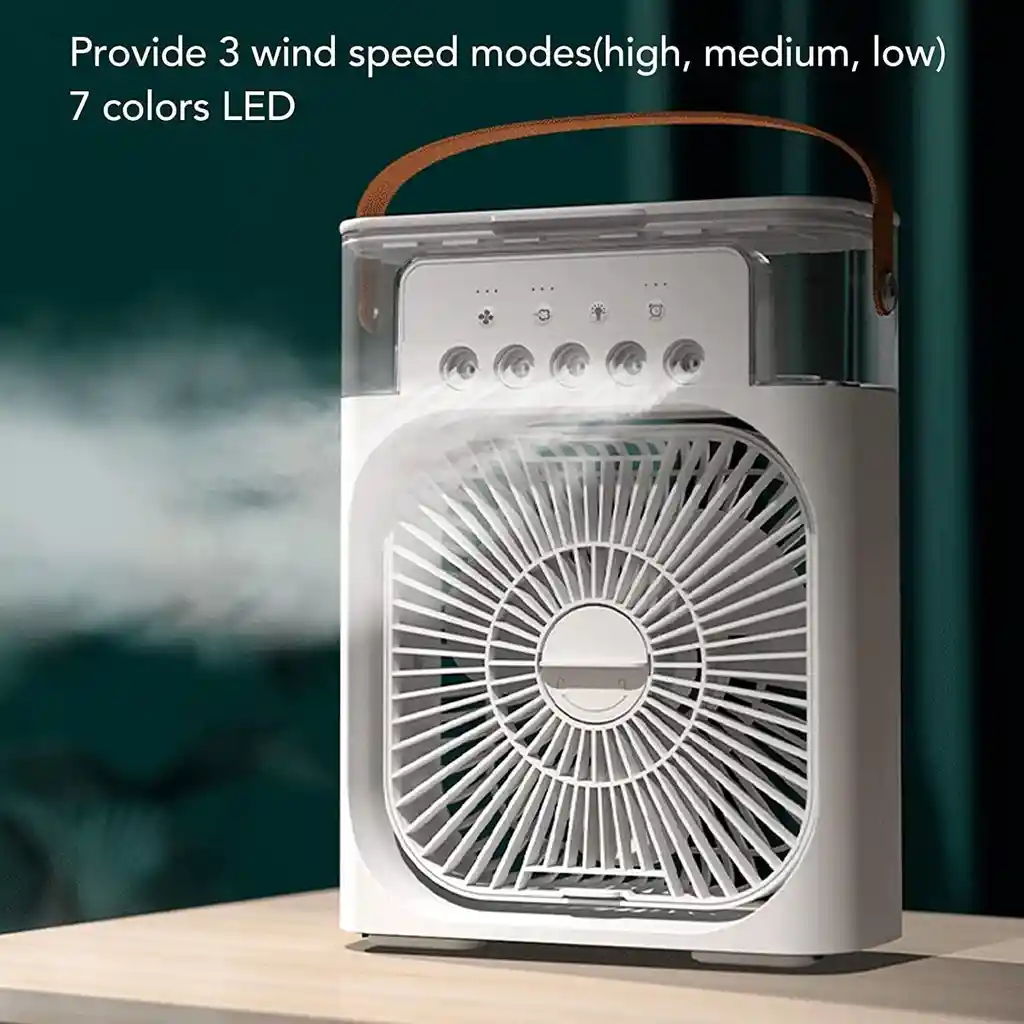 Ventilador Portátil, Humidificador De Aire, Aire Acondicionado, Usb