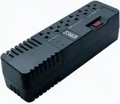 Regulador Unitec Automático De Voltaje 990va - 6 Tomas