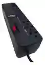 Regulador Unitec Automático De Voltaje 990va - 6 Tomas
