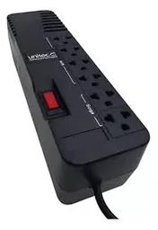 Regulador Unitec Automático De Voltaje 990va - 6 Tomas