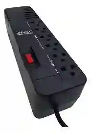 Regulador Unitec Automático De Voltaje 990va - 6 Tomas