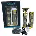 Maquina Afeitadora Eléctrica Rasuradora Inalambrica 3en1 Razor