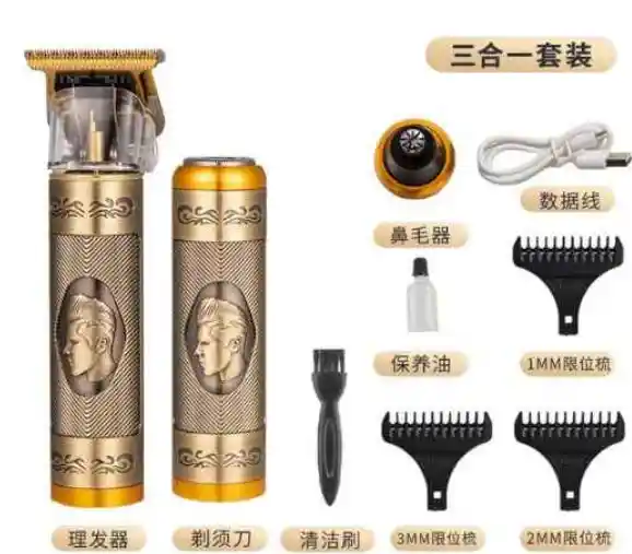 Maquina Afeitadora Eléctrica Rasuradora Inalambrica 3en1 Razor