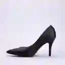 Tacón Alto Negro Vizzano Talla 35