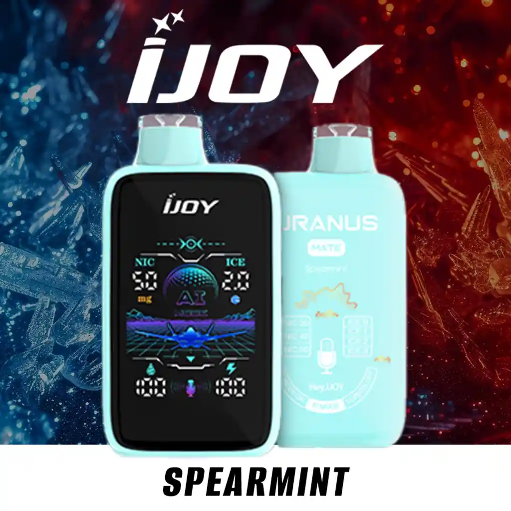 Vape Desechable Ijoy Uranus Ai 40.000 Puffs Spearmint 5% Nic.