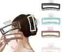 Pinza Para El Cabello Rosada