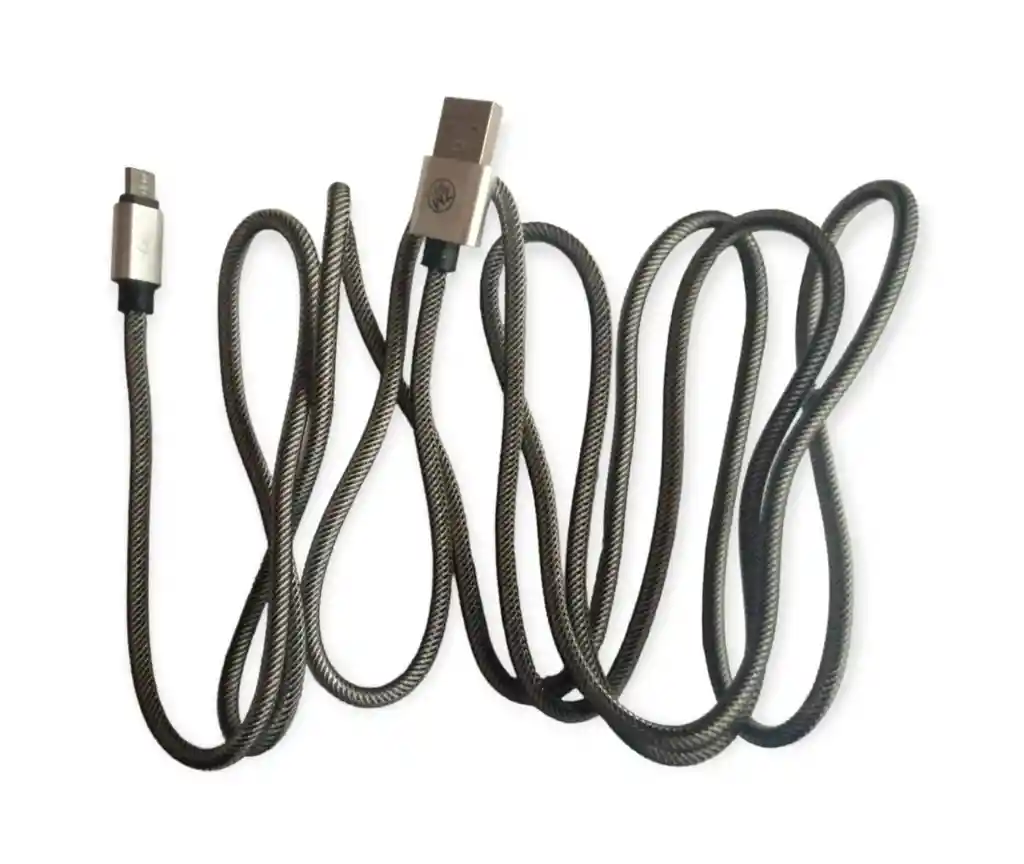 Cable Usb A V8 Mallado De 2 Metros De Largo