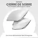 Fundas Para Almohada Satín Seda Cuida Cabello Piel Anti Friz Color Blanco Innovo
