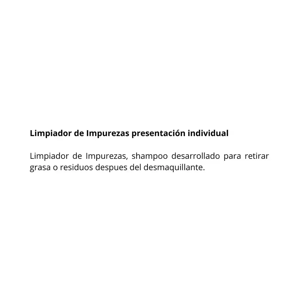 Limpiador De Impurezas J. Denis
