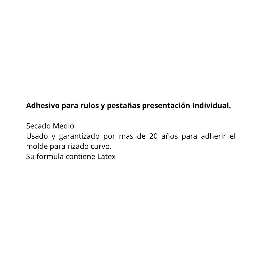 Adhesivo Para Rulos Y Pestañas J. Denis