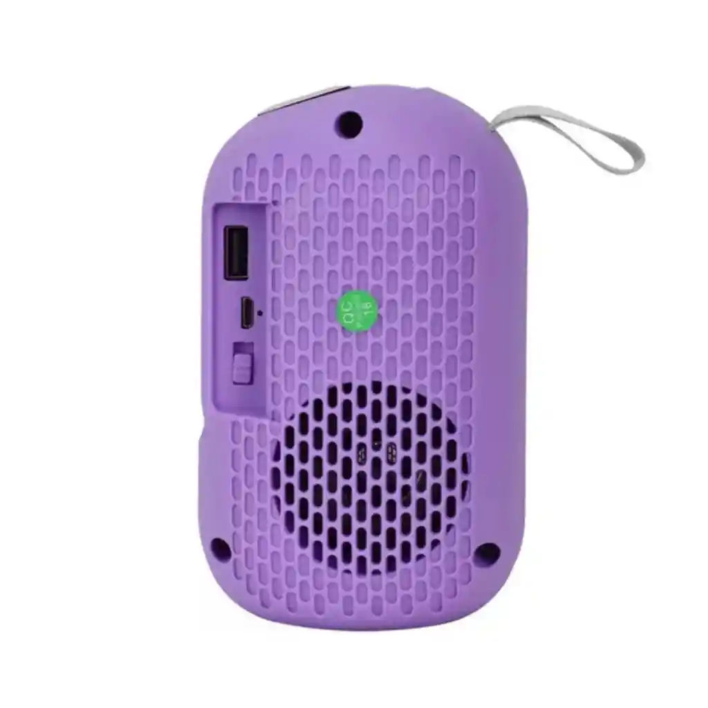 Parlante Bluetooth Con Radio Y Usb 2 Pulgadas Rgb Basik Ms22