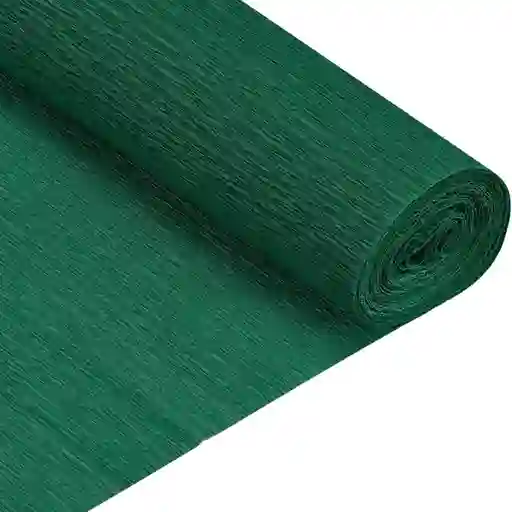 Papel Crepe Verde Oscuro