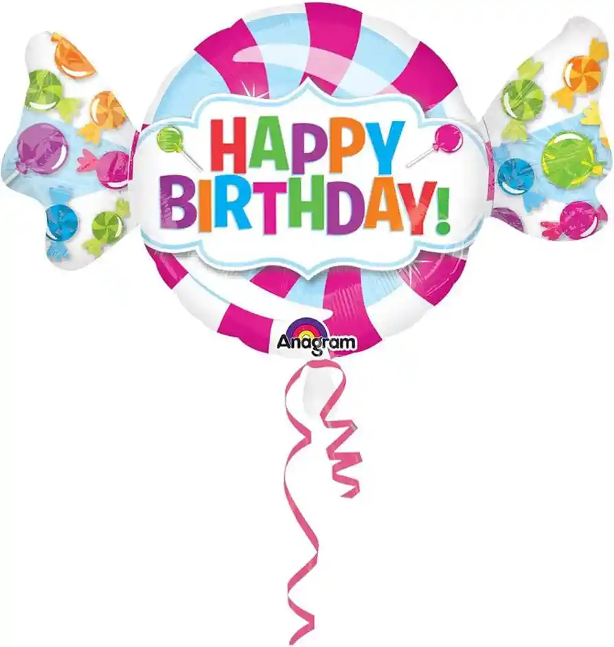 Globo Metalizado En Forma De Dulce “9”