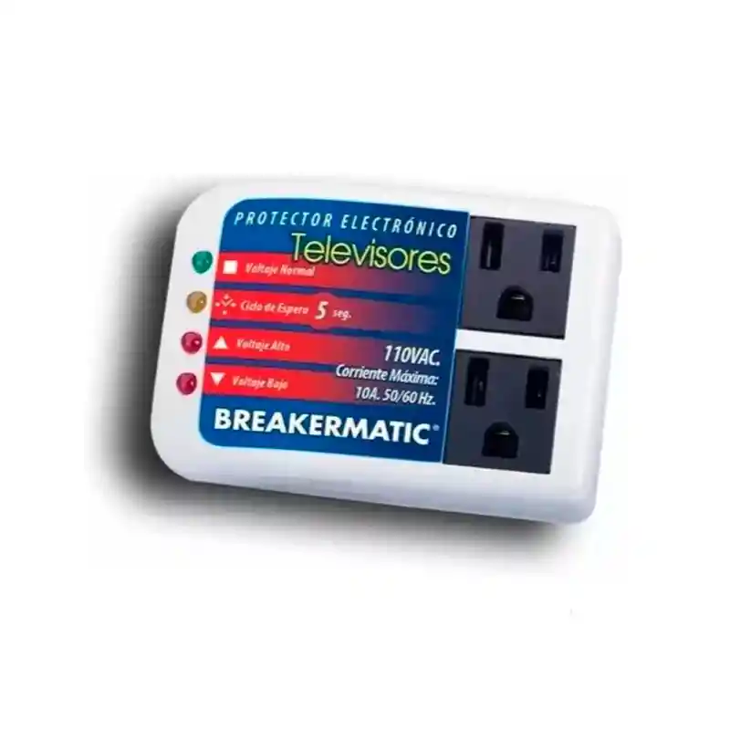 Protector Voltaje Breakermatic 110v Para Televisores