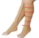 Medias De Compresion Anti Varice - Con Cremallera Beige