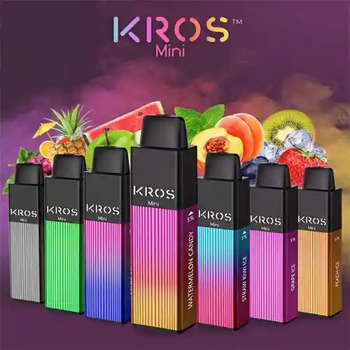 Vape Desechable Kros Mini 4.000 Puffs Watermelon Candy 5% Nic.
