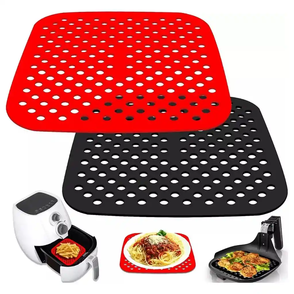 Tapete Antiadherente De Silicona Para Air Fryer 21.5 Cm