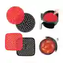 Tapete Antiadherente De Silicona Para Air Fryer 21.5 Cm