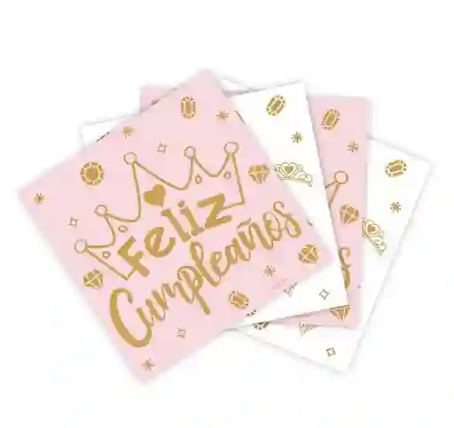 Servilleta Pequeña Coronitas X 16 Unidades Sempertex