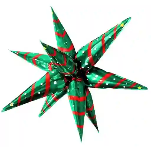 Globo Estrella Magica 26" Navideña X 1 Unidad