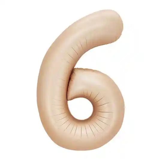 Globo Metalizado # 6 Latte 16" Sempertex