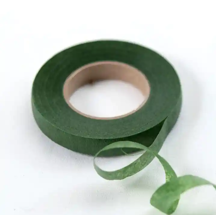 Cinta Floral Tape Verde 1 Cm De Ancho X 27 Mt X 1 Unidad