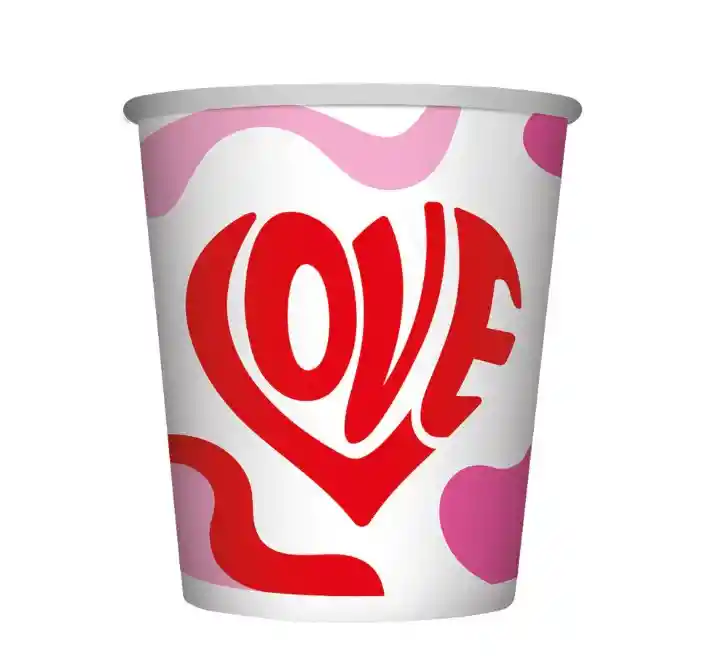 Vaso 9 0z Love X 8 Unidades Sempertex