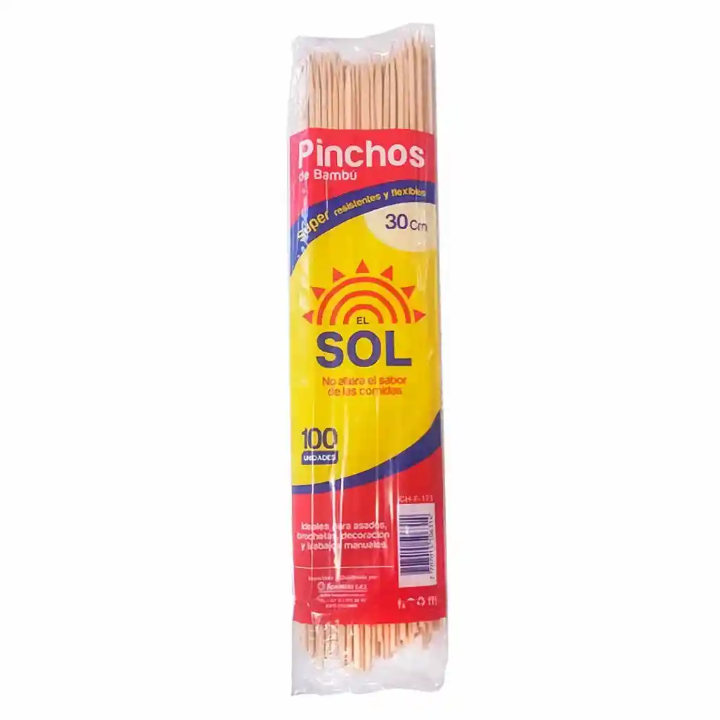 Paquete Palos De Pincho Grandes