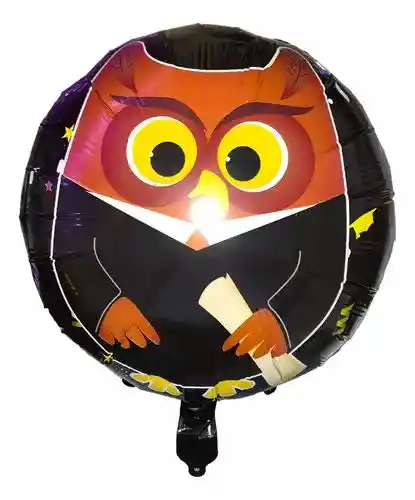Globo Metalizado Grado Buho “18”