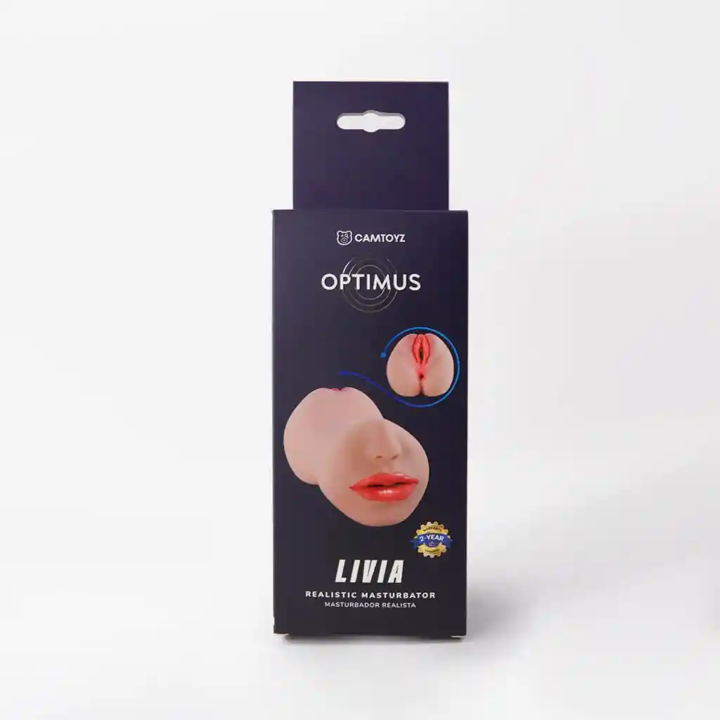 Livia Vagina Boca Y Ano Masturbador Masculino Realista Camtoyz Optimus
