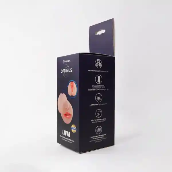 Livia Vagina Boca Y Ano Masturbador Masculino Realista Camtoyz Optimus