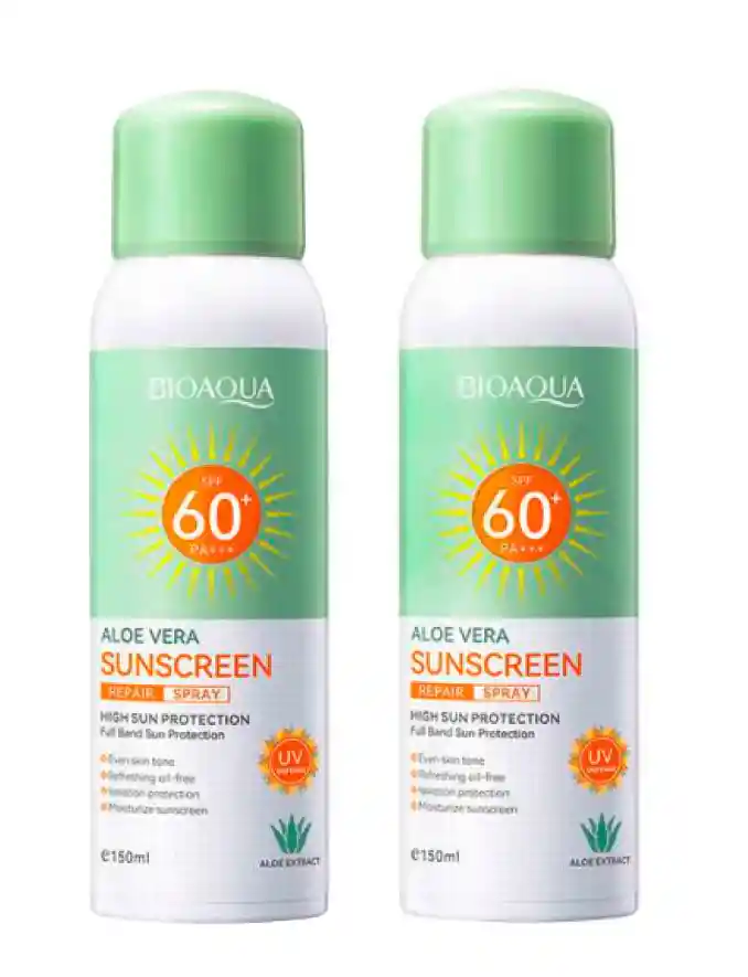 Protector Solar Con Aloe Vera En Spray 60 Spf