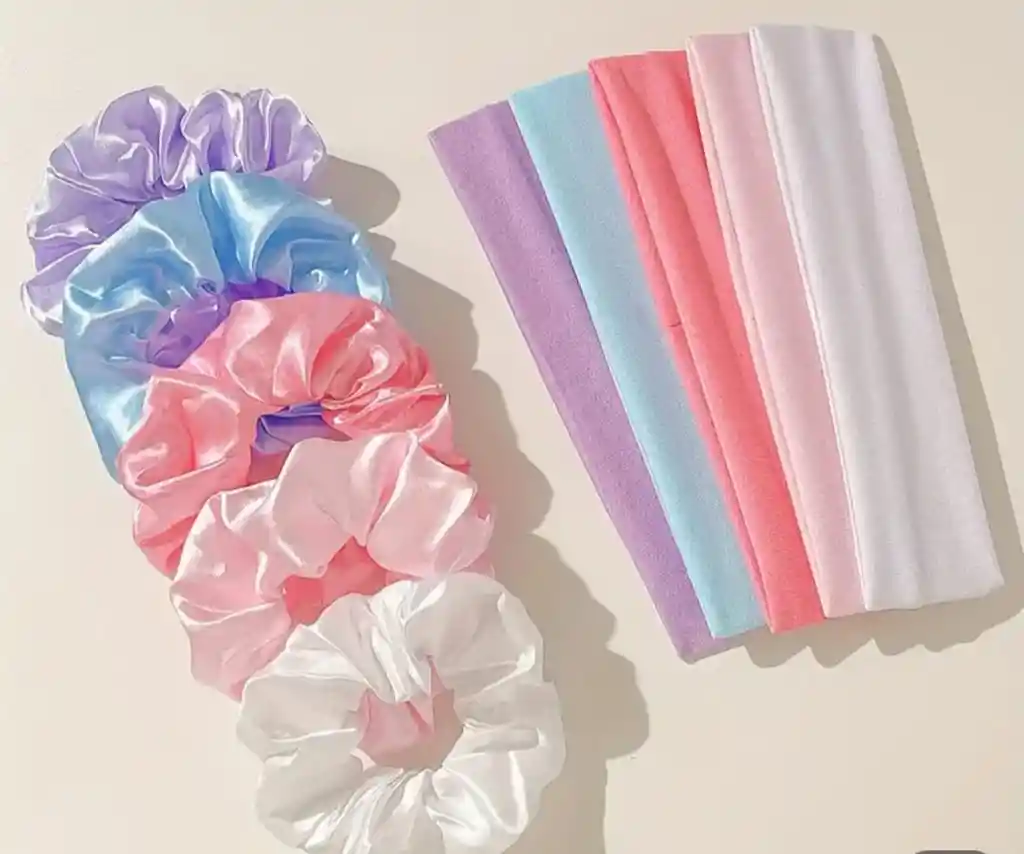 Coleros Para El Cabello Rosado Valaca Y Moña