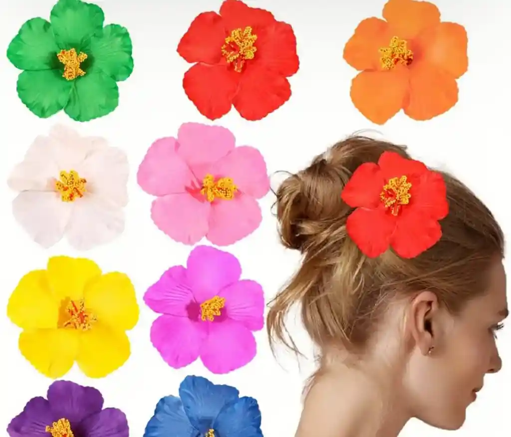 Accesorio Para El Cabello Rosada Y Con Blanca 1uni