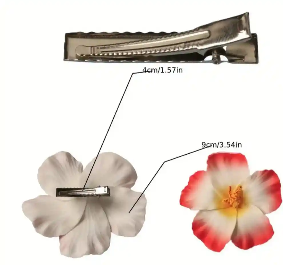 Accesorio Para El Cabello Rosada Y Con Blanca 1uni