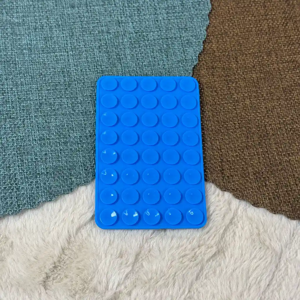 Ventosa Grande / Soporte De Goma Para Celular / Azul