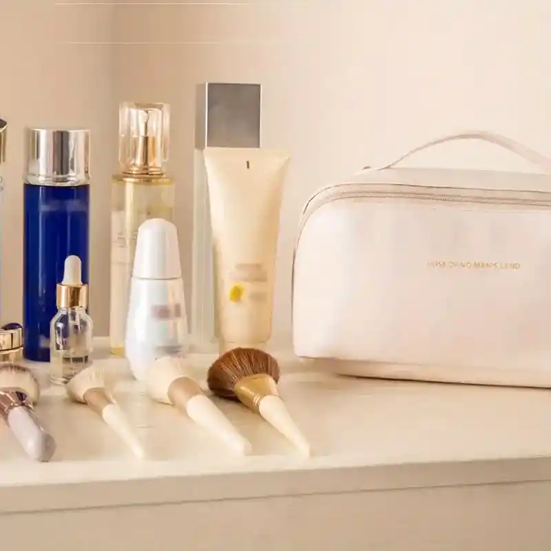 Bolsa Para Cosméticos - Neceser De Maquillaje Cierre Y Divisiones