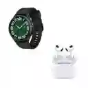 Smartwatch Samsung Galaxy Watch Clasic Samsung Replica Con Audifonos Airpods Serie 3