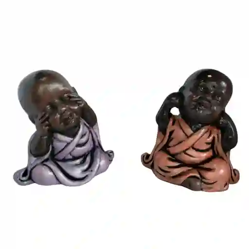 Niños Buda Yeso X3