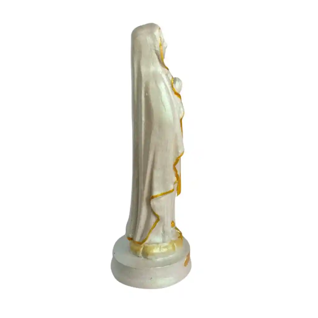 Virgen De Lourdes Yeso 12 Cm