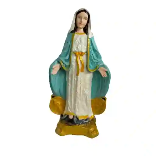 Viergen De Los Milagros Yeso 20 Cm