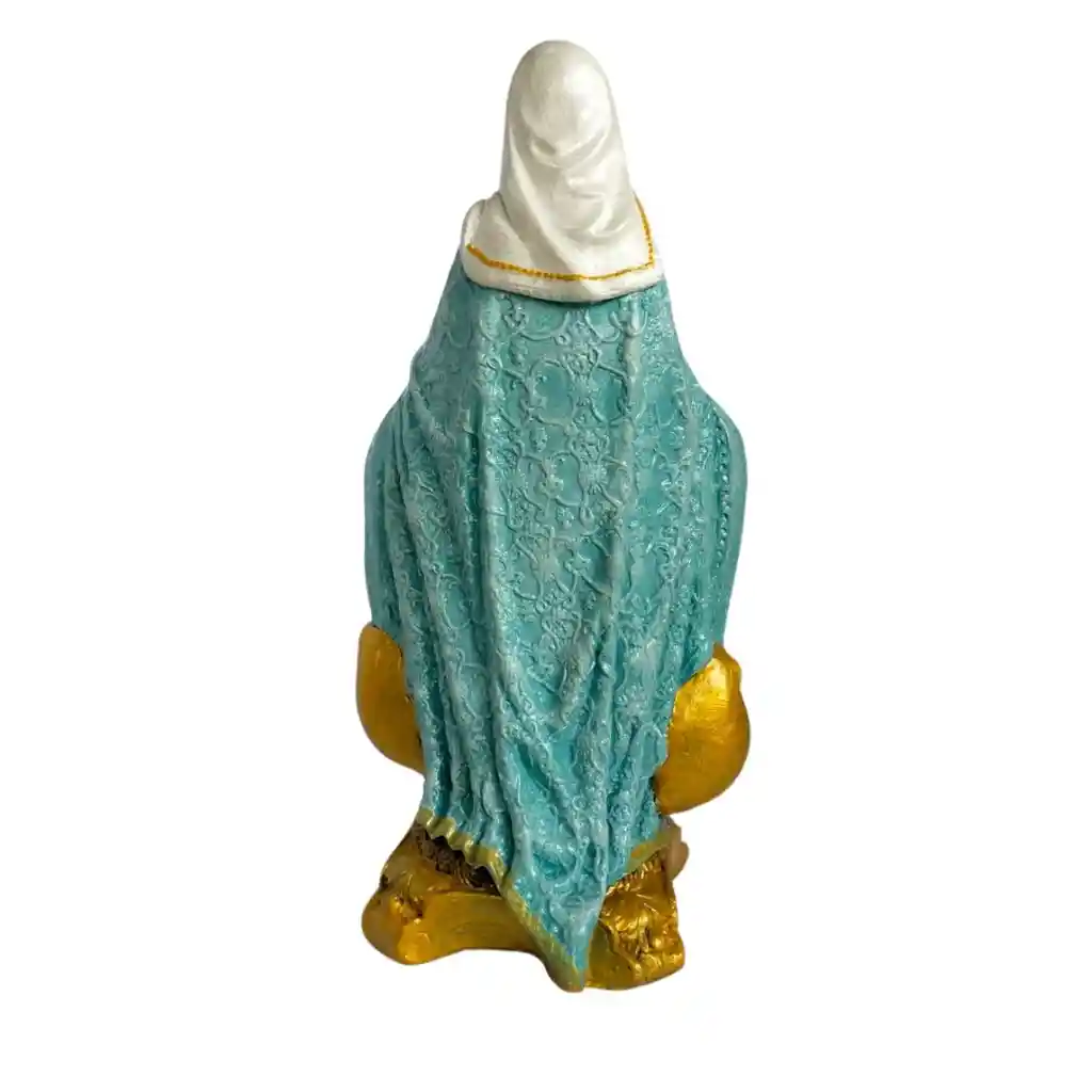 Viergen De Los Milagros Yeso 20 Cm