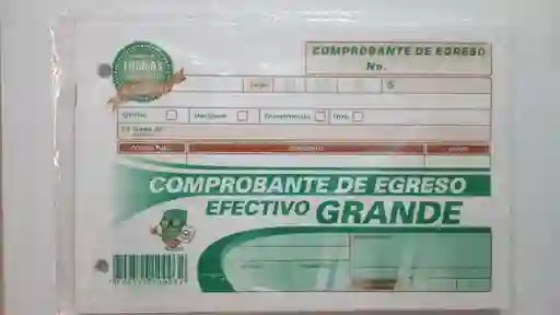 Comprobante De Egreso