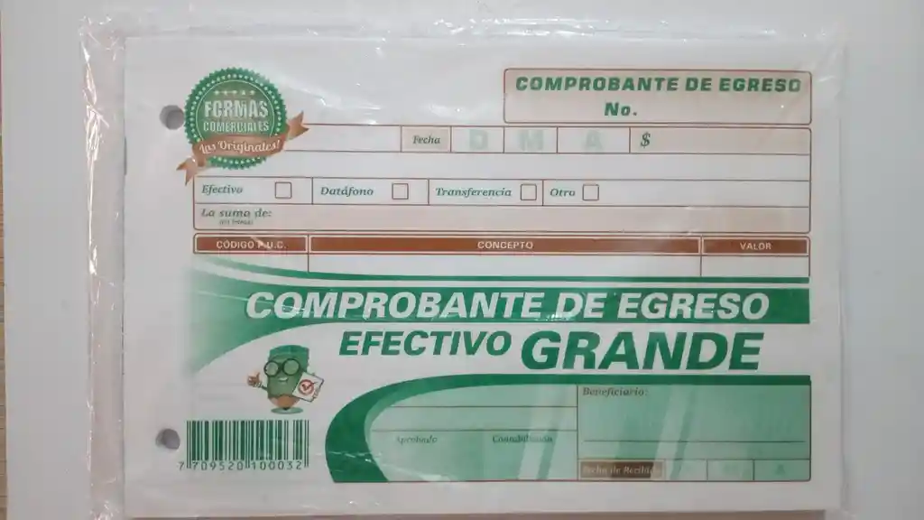 Comprobante De Egreso
