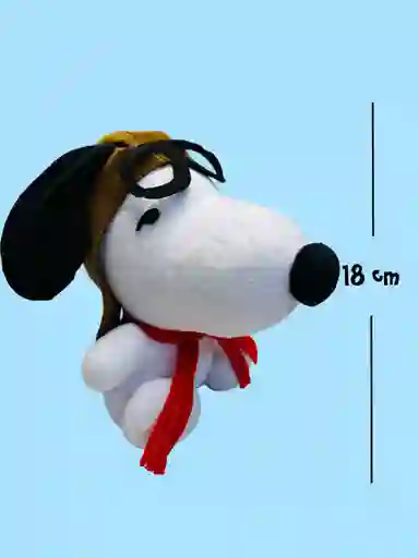 Peluche Regalo Snoopy Aviador 18cm