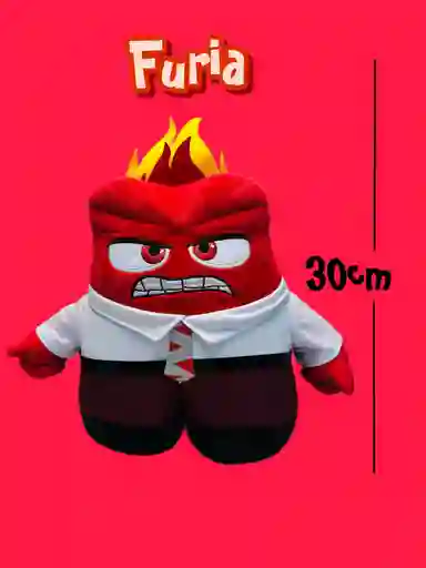 Peluche Regalo Furia De Intensamente 30cm