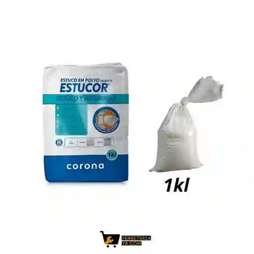 Estuco Estucor En Polvo Corona 1 Kl