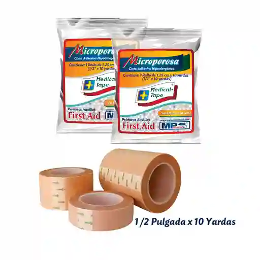 Microporo Piel 1/2 Pulg X 10 Yds Celofán Alta Adhesividad